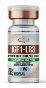 IGF-1 LR3 1mg pharmaceutical grade research peptide vial