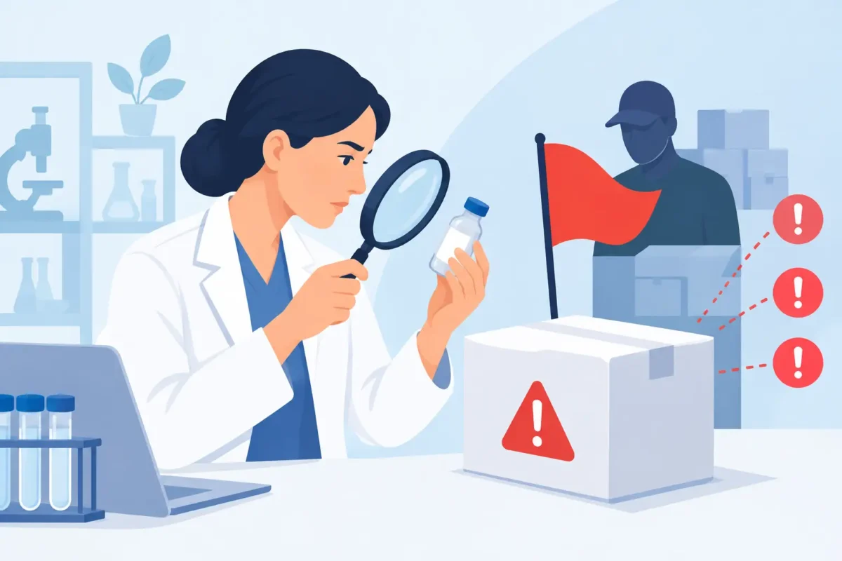 9 Peptide Vendor Red Flags Researchers Should Catch